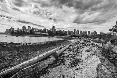 Skyline vancouver (noir et blanc) sur Eelke Brandsma