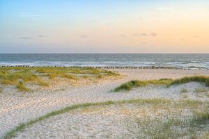 Weststrand in Hörnum am Abend von Michael Valjak