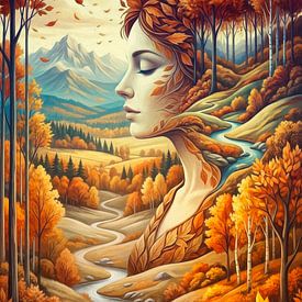 Autumn personified by Jutta Maria Pusl