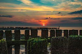 Sunset Westkapelle, Zeeland Niederlande