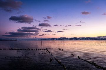 Sonnenuntergang Bodensee von Dieter Walther