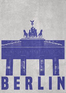 Brandenburg Gate in Berlin by DEN Vector