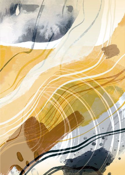 Yellow wave van Joan Engels