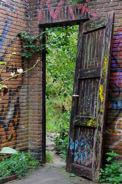 Graffiti-Tür von Sjoerd Essink