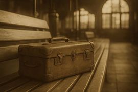 Sepia case in old station by Art & Soul Creations