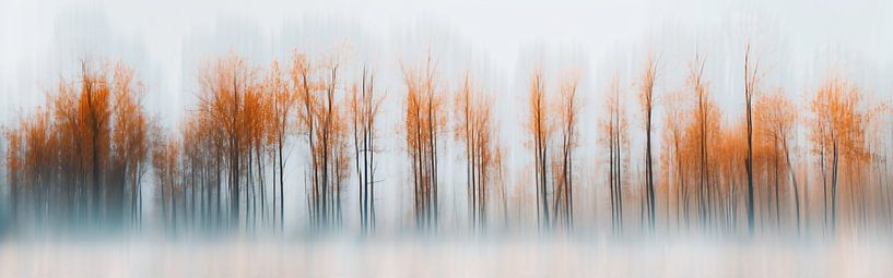 Abstracte landschapsesthetiek van fernlichtsicht