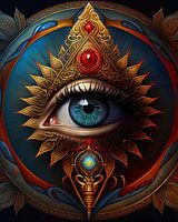 Gedecoreerd oog
