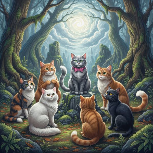 Nächtliches Treffen von Jutta Maria Pusl