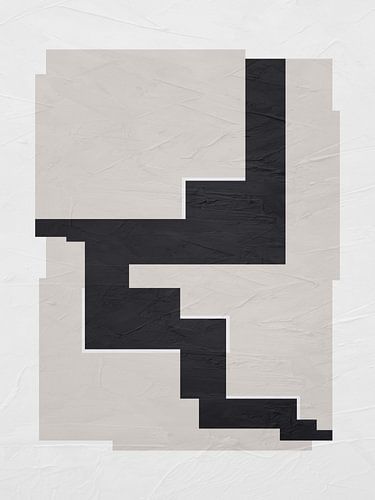 MODERNE HEDENDAAGSE ABSTRACTE GEOMETRISCHE KUNST