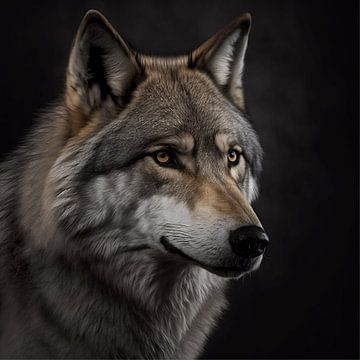 Der graue Wolf von Carla van Zomeren