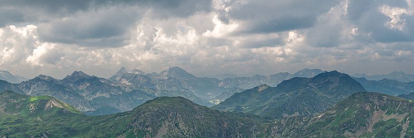 Bergpanorama Radstädter Tauern van Coen Weesjes