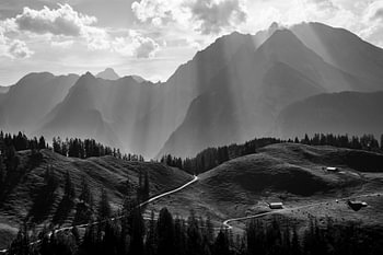 Watzmann im Gegenlicht
