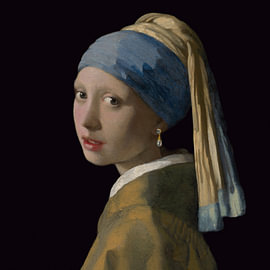 Girl with a pearl has a new pearl