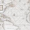 Historische kaart West-Indië en Zuid-Amerika van Andrea Haase