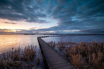 het Dannemeer bij zonsondergang van Peter Kuipers
