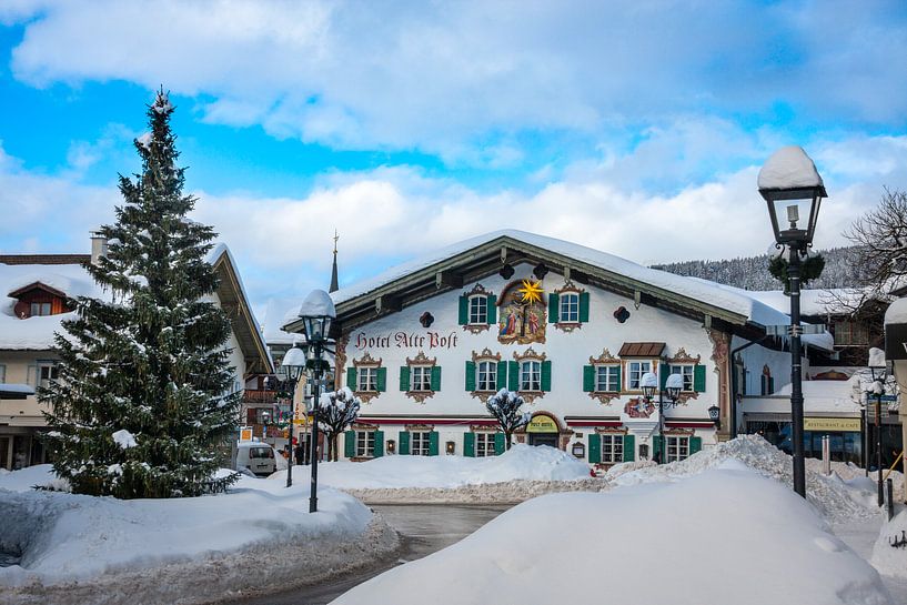 Winter in Oberammergau by Axel Hoffmann