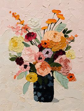 Bloemenpracht in Vaas van Gypsy Galleria