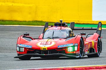 Ferrari 499P Hypercar Le Mans prototype de voiture de course sur Sjoerd van der Wal Photographie