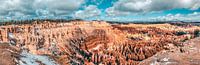 Panorama van amphitheater, Bryce Canyon, Utah van Rietje Bulthuis thumbnail
