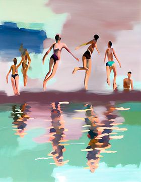 Summer Splash in the Sea by Maarten Knops