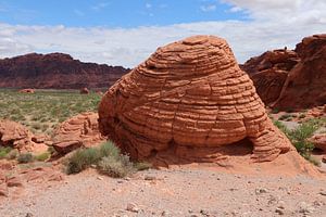Beehive Rockformation im Valley of Fire, Nevada