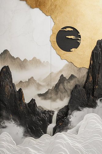 Zwarte maan Landschap