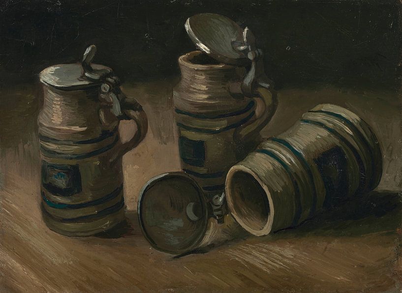 Chopes à bière, Vincent van Gogh par Des maîtres magistraux