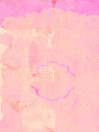 Weiße Blume auf Neonrosa. Moderne abstrakte botanische Kunst. von Dina Dankers