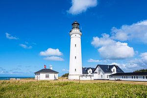 De vuurtoren van Hirtshals Fyr in Denemarken