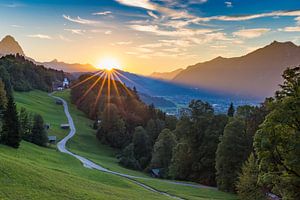 Abendstimmung Wammberg von Manfred Schmierl