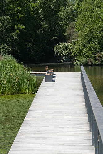 Anlagensee in Tübingen van Heiko Kueverling