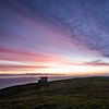 Zonsondergang op Neist point Schotland van Peter Haastrecht, van