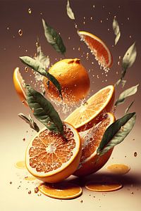 Verse sinaasappels van Treechild