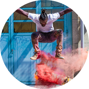 Skateboard van Poster Art Shop