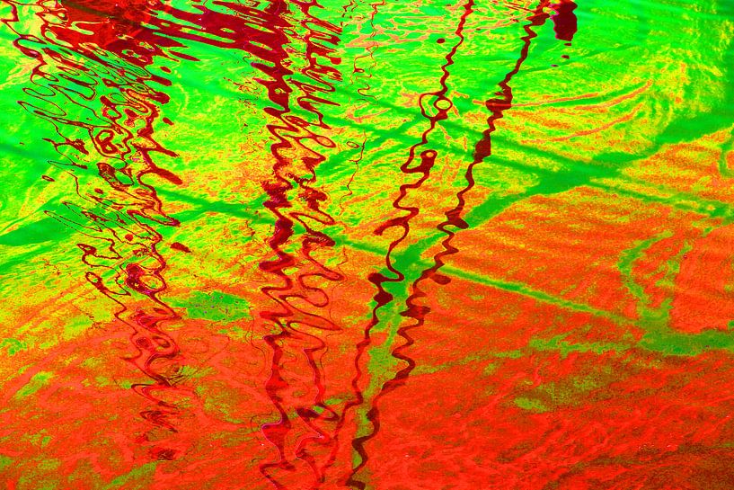 Reflectie in kleur von Abra van Vossen