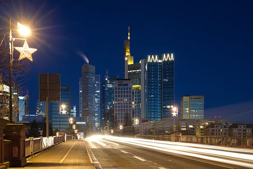 Skyline of the modern metropolis of Frankfurt am Main by Fotos by Jan Wehnert