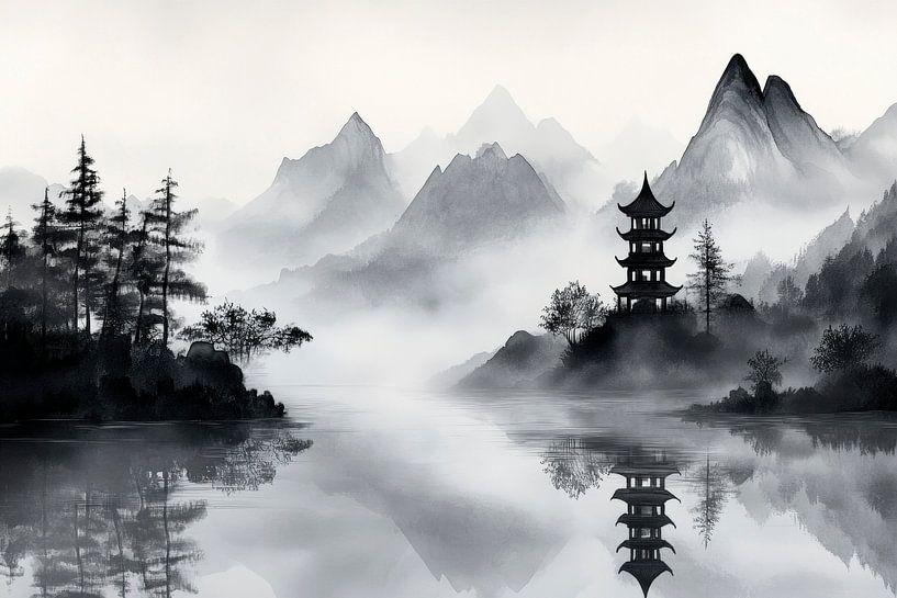 Harmony of the mountain landscape by Poster Art Shop