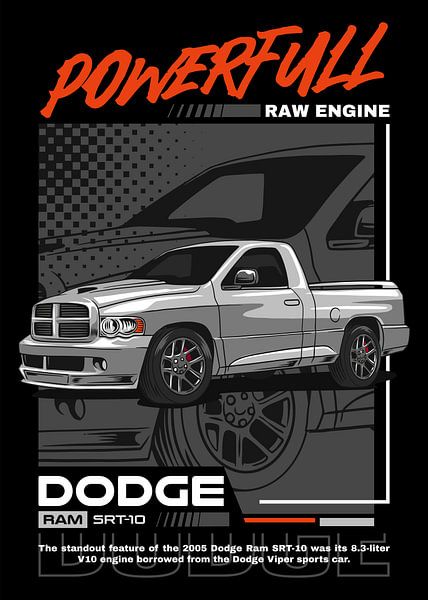Dodge Ram SRT-10 Muscle Car by Adam Khabibi