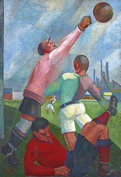 Ángel Zárraga - Voetballer op de vlakte (1924-1928) van Peter Balan