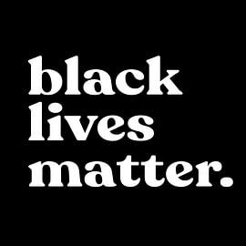 Black Lives Matter Dot Text Art by Art Kingdom