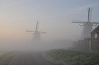 Mühlen im Nebel  von Robert Lotman Miniaturansicht