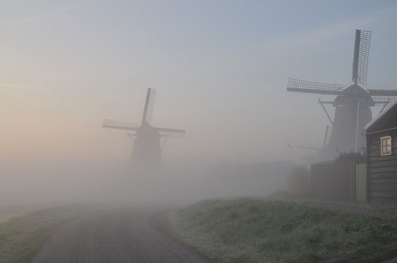 Mühlen im Nebel  von Robert Lotman