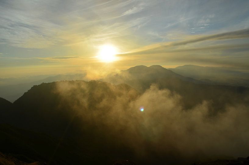 Sonnenaufgang auf dem Vulkan von Laura