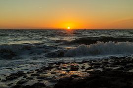 Sunset Westkapelle by MSP Canvas