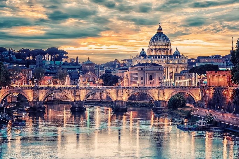 Rome en soirée par Manjik Pictures