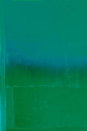 Modern abstract in green and blue