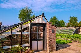 Westland Art #12 Das alte Wandgewächshaus von Nicolaas Digi Art