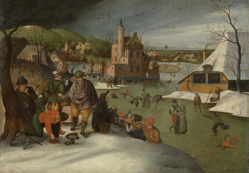 Abel Grimmer, Winter, 1607 von Atelier Liesjes
