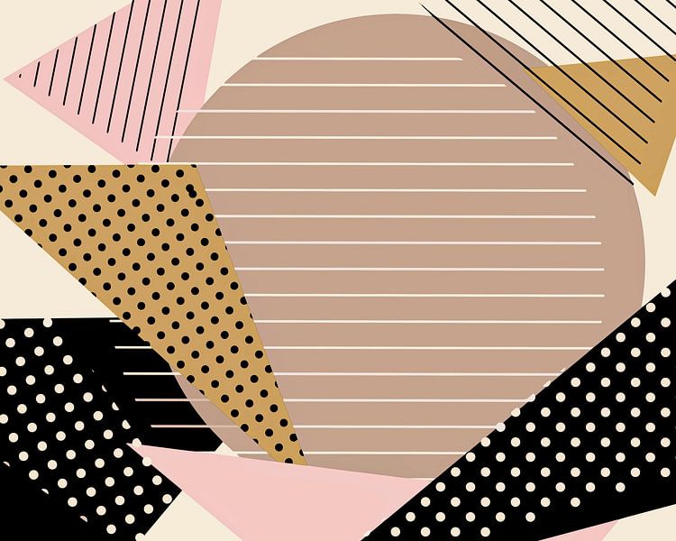 Scandinavian Retro Geometry by FRESH Fine Art