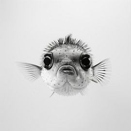 Kugelfisch von Poster Art Shop